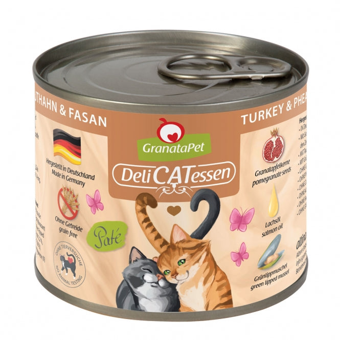GranataPet Delicatessen Dose Truthahn & Fasan für Katzen in hochwertiger Qualität