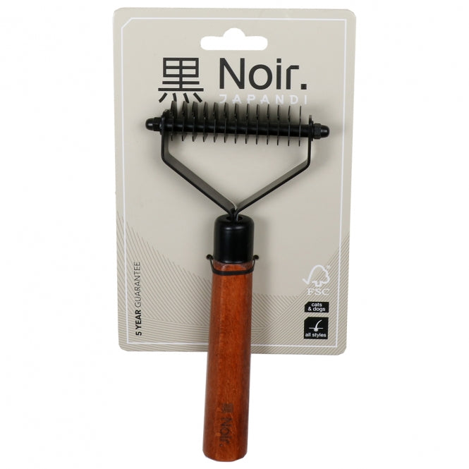 EBI Noir Japandi Trimmstriegel mit wechselbaren Klingen für präzises Styling