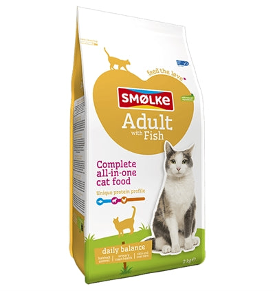 Smolke Räucherkatze Ausgewachsener Fisch / Reis