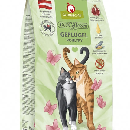 GranataPet DeliCatessen Geflügel Adult Nassfutter für Katzen in verschiedenen Größen