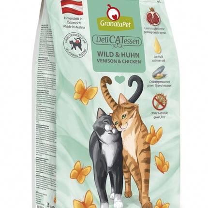 GranataPet DeliCatessen Wild & Huhn Adult Nassfutter für Katzen in verschiedenen Größen