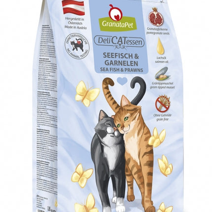 GranataPet DeliCatessen Seefisch & Garnelen Adult Katzenfutter in hochwertiger Qualität