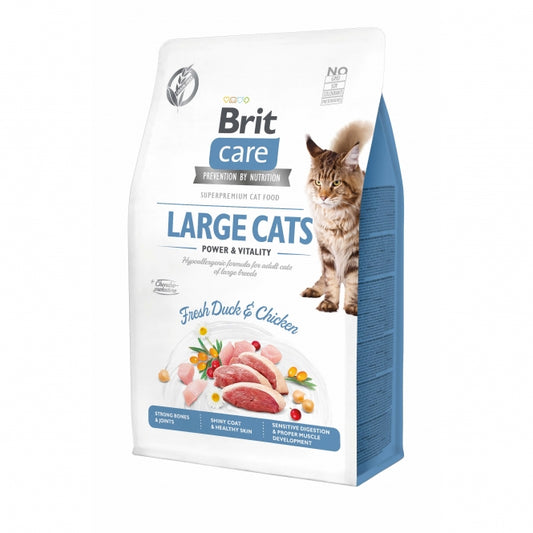 Brit Care Cat Grain-Free Large Cats Power & Vitality Premium Nutrition for Adult Cats