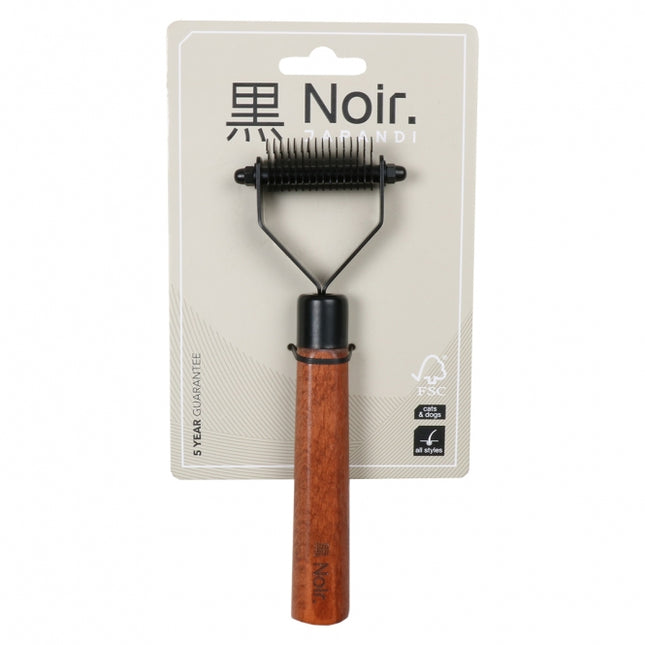 EBI Noir Japandi Trimmstriegel mit wechselbaren Klingen für präzises Styling