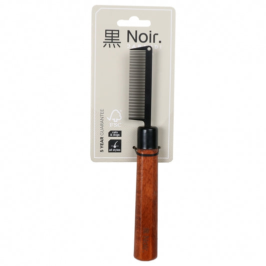 EBI Noir Japandi Entwirrungskamm mit verschiedenen Zinkenanzahlen für sanftes Entwirren
