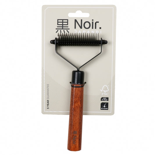 EBI Noir Japandi Trimmstriegel mit wechselbaren Klingen für präzises Styling