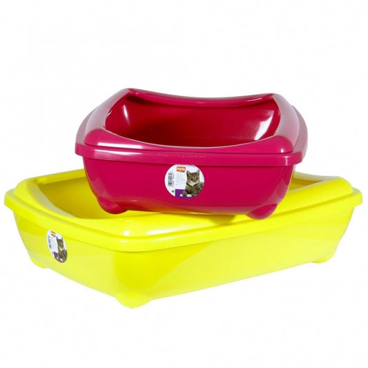 Karlie Flamingo Katzentoilette mit Rand Arist-O-Tray Hawai in verschiedenen Größen