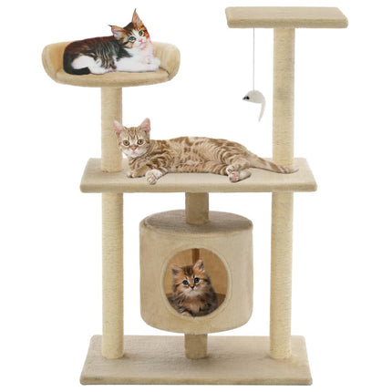 Katzen-Kratzbaum Sisal 95 cm