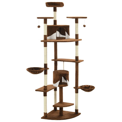 Katzen-Kratzbaum mit Sisal-Kratzsäulen 203 cm