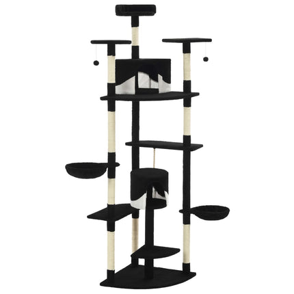 Katzen-Kratzbaum mit Sisal-Kratzsäulen 203 cm