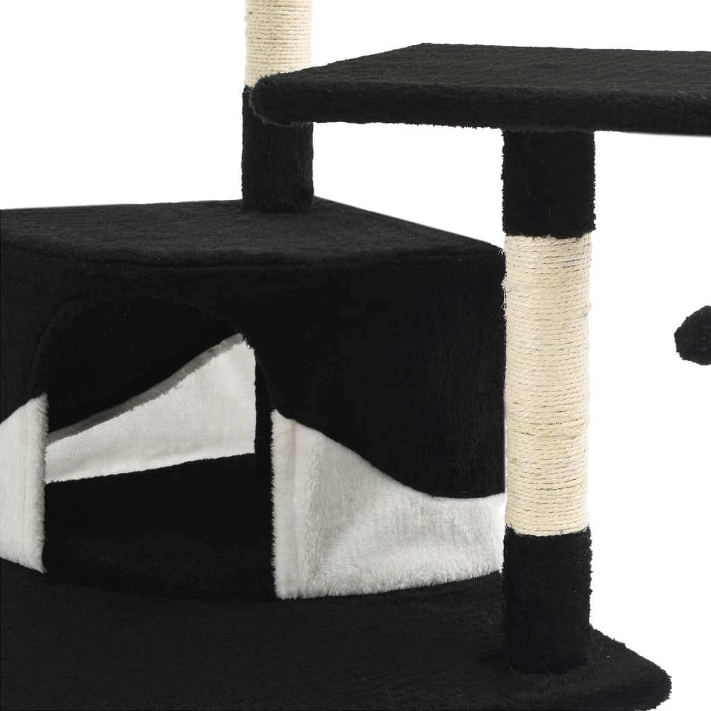 Katzen-Kratzbaum mit Sisal-Kratzsäulen 203 cm