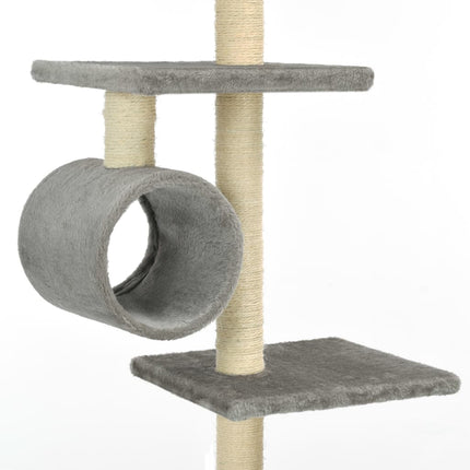 Katzenbaum mit Sisal-Kratzsäulen 260 cm