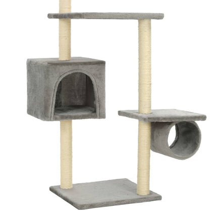 Katzenbaum mit Sisal-Kratzsäulen 260 cm