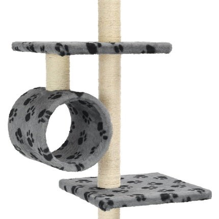 Katzenbaum mit Sisal-Kratzsäulen 260 cm