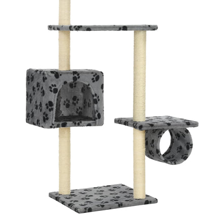 Katzenbaum mit Sisal-Kratzsäulen 260 cm