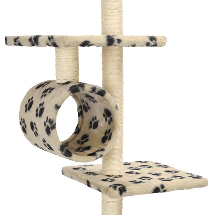 Katzenbaum mit Sisal-Kratzsäulen 260 cm