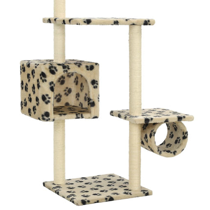 Katzenbaum mit Sisal-Kratzsäulen 260 cm
