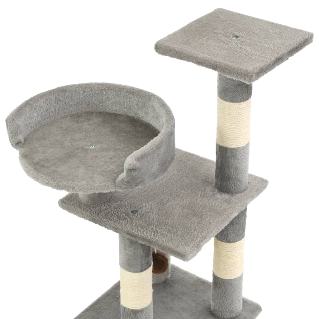 Katzen-Kratzbaum mit Sisal-Säulen 65 cm