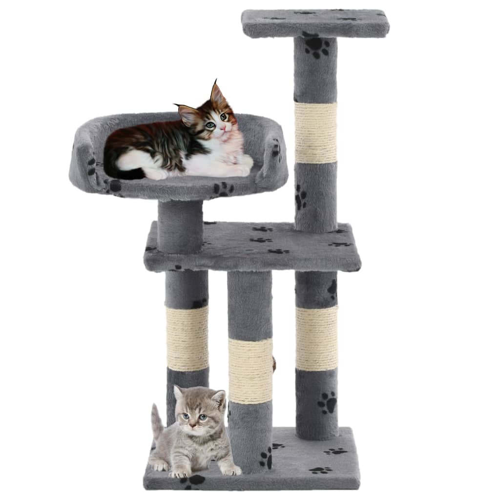 Katzen-Kratzbaum mit Sisal-Säulen 65 cm