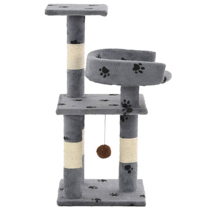 Katzen-Kratzbaum mit Sisal-Säulen 65 cm