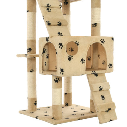 Katzen-Kratzbaum mit Sisal-Säulen 170 cm