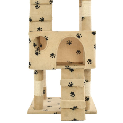 Katzen-Kratzbaum mit Sisal-Säulen 170 cm