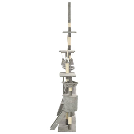 Katzen-Kratzbaum mit Sisal-Kratzsäulen 230 - 250 cm