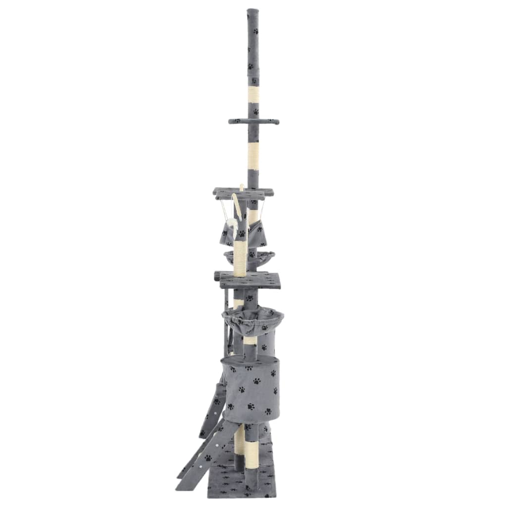 Katzen-Kratzbaum mit Sisal-Kratzsäulen 230 - 250 cm