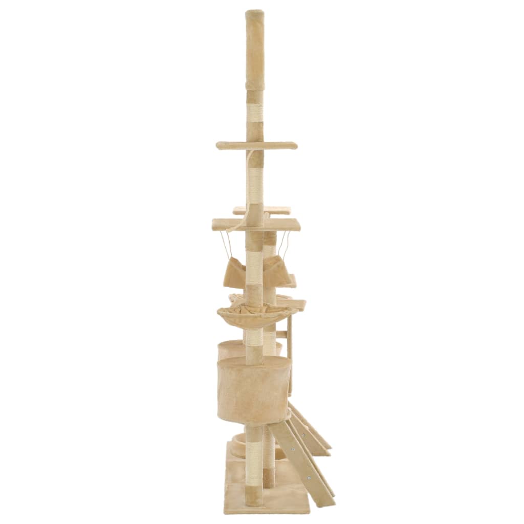 Katzen-Kratzbaum mit Sisal-Kratzsäulen 230 - 250 cm