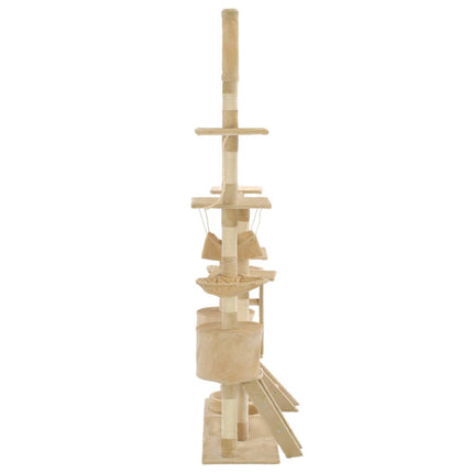 Katzen-Kratzbaum mit Sisal-Kratzsäulen 230 - 250 cm