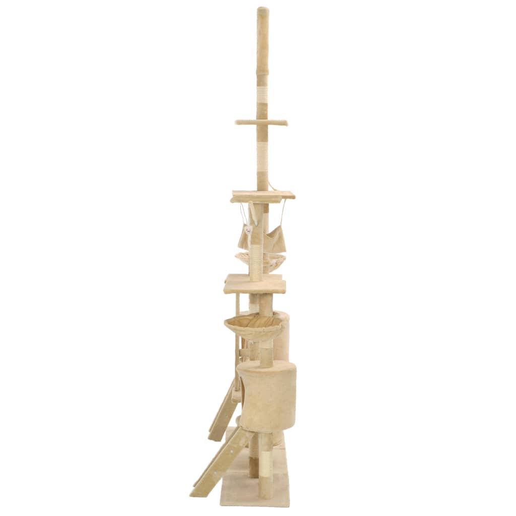Katzen-Kratzbaum mit Sisal-Kratzsäulen 230 - 250 cm