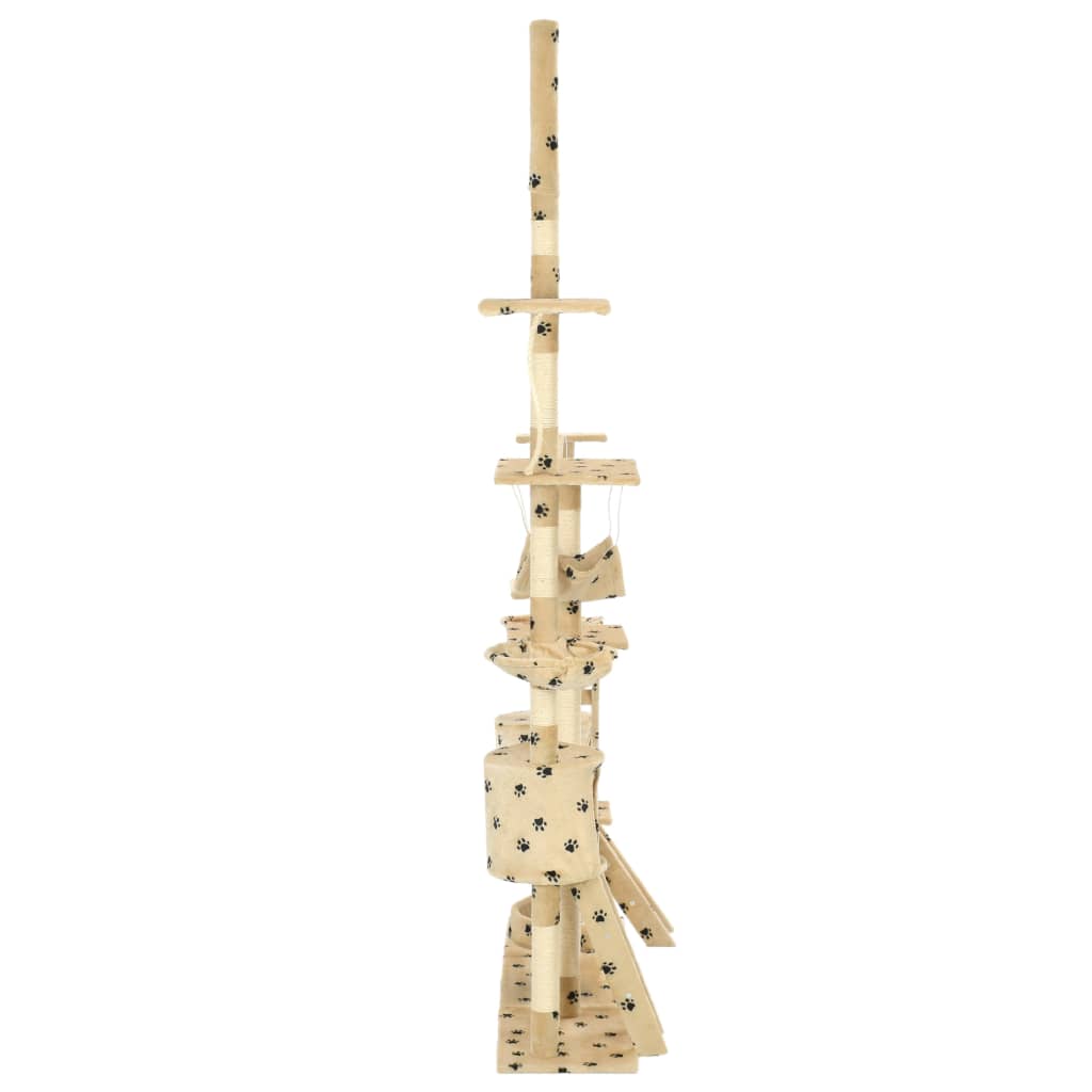 Katzen-Kratzbaum mit Sisal-Kratzsäulen 230 - 250 cm