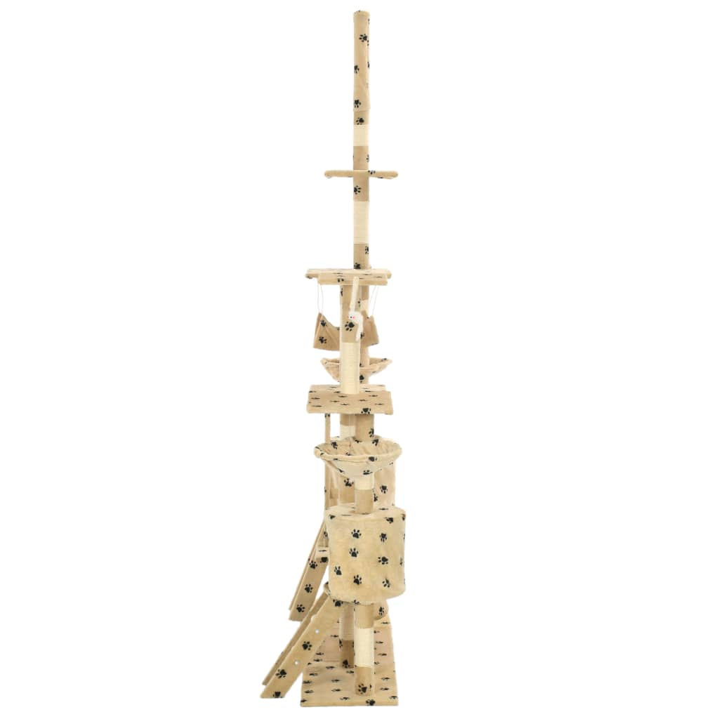 Katzen-Kratzbaum mit Sisal-Kratzsäulen 230 - 250 cm