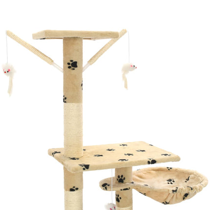 Katzen-Kratzbaum mit Sisal-Kratzsäulen 230 - 250 cm