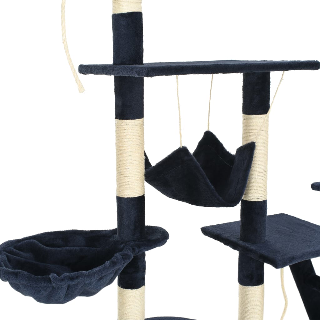 Katzen-Kratzbaum mit Sisal-Kratzsäulen 230 - 250 cm