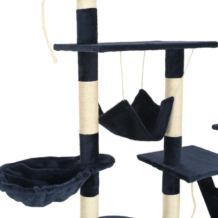 Katzen-Kratzbaum mit Sisal-Kratzsäulen 230 - 250 cm