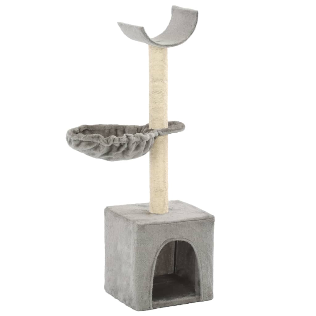 Katzen-Kratzbaum mit Sisal-Säulen 105 cm
