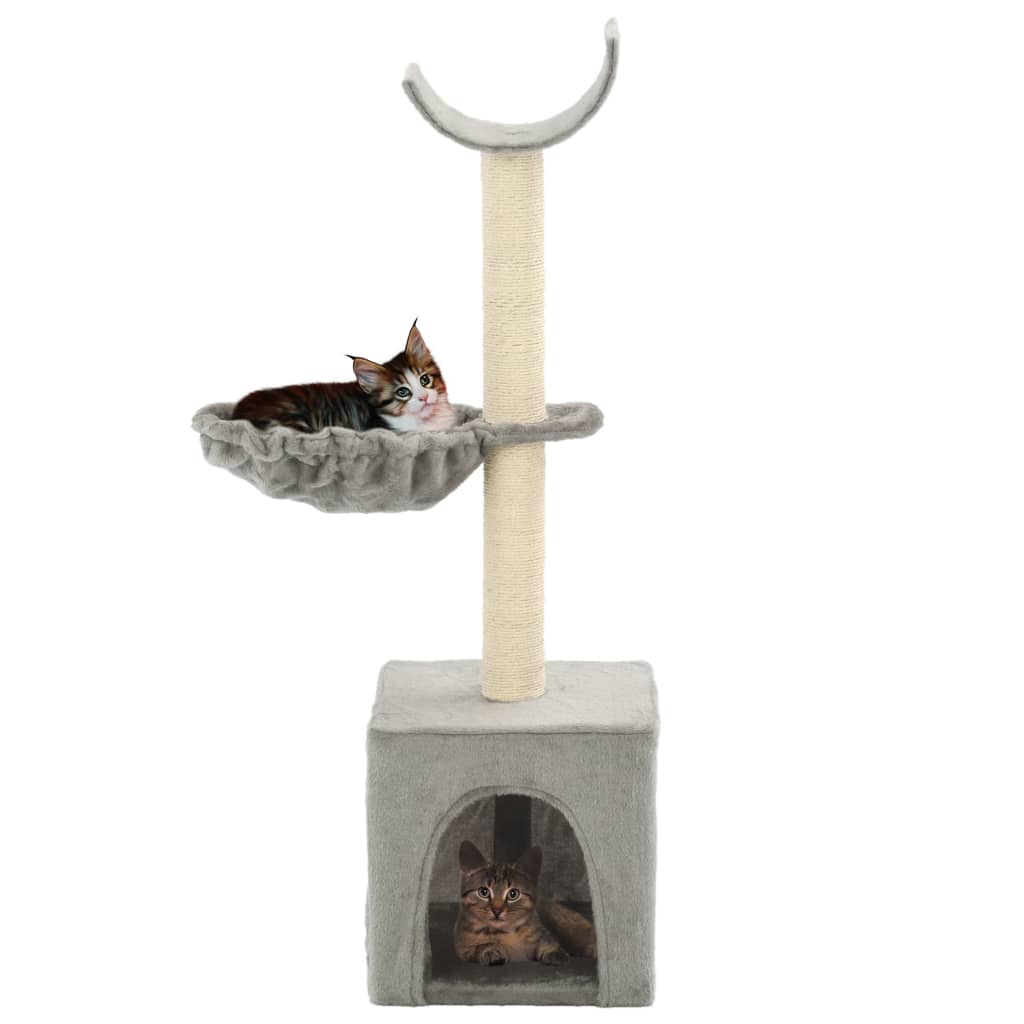 Katzen-Kratzbaum mit Sisal-Säulen 105 cm