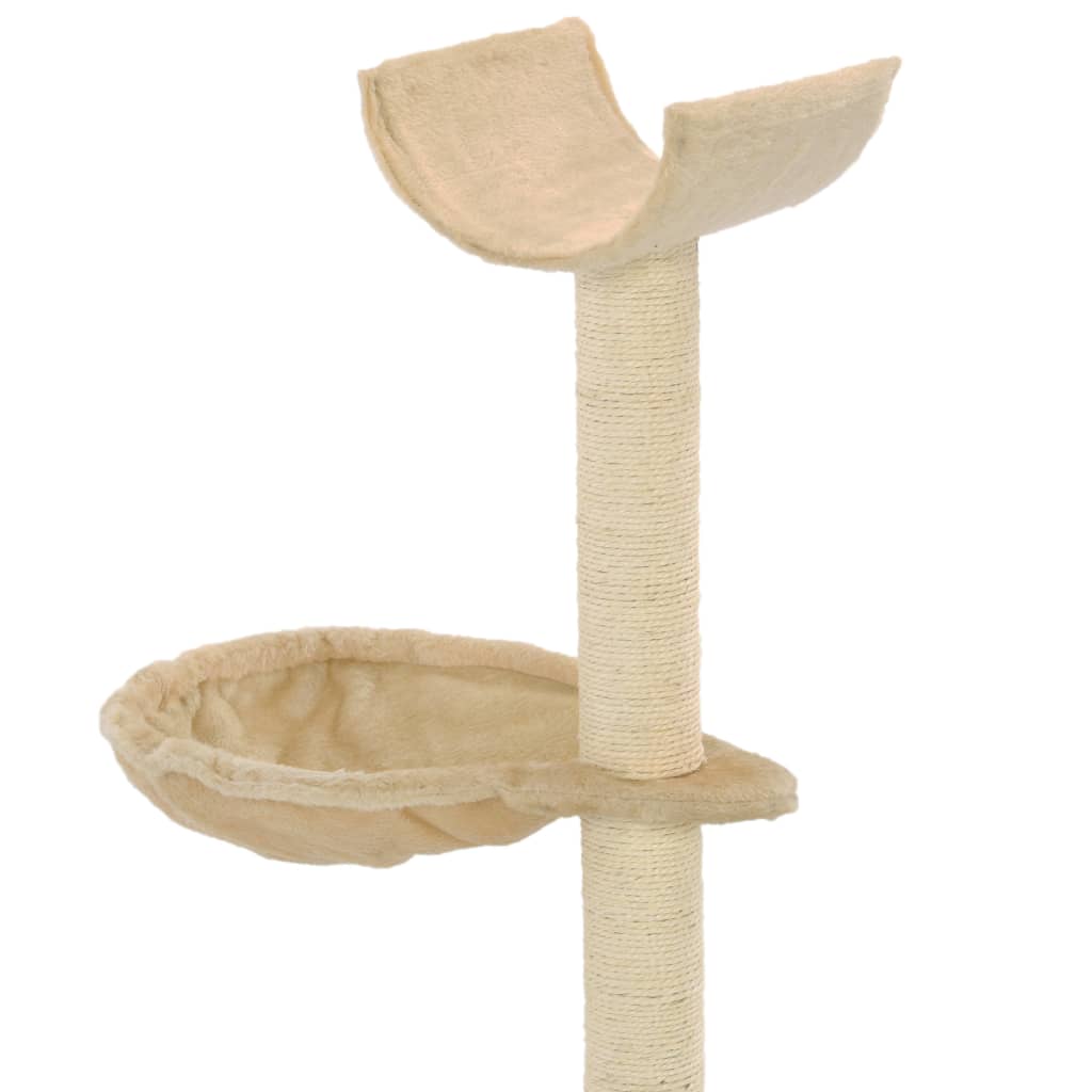 Katzen-Kratzbaum mit Sisal-Säulen 105 cm
