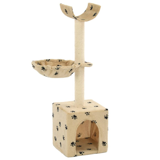 Katzen-Kratzbaum mit Sisal-Säulen 105 cm