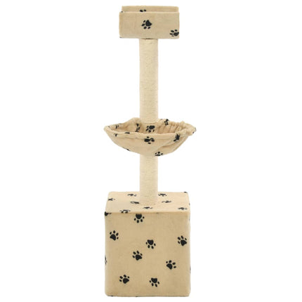 Katzen-Kratzbaum mit Sisal-Säulen 105 cm