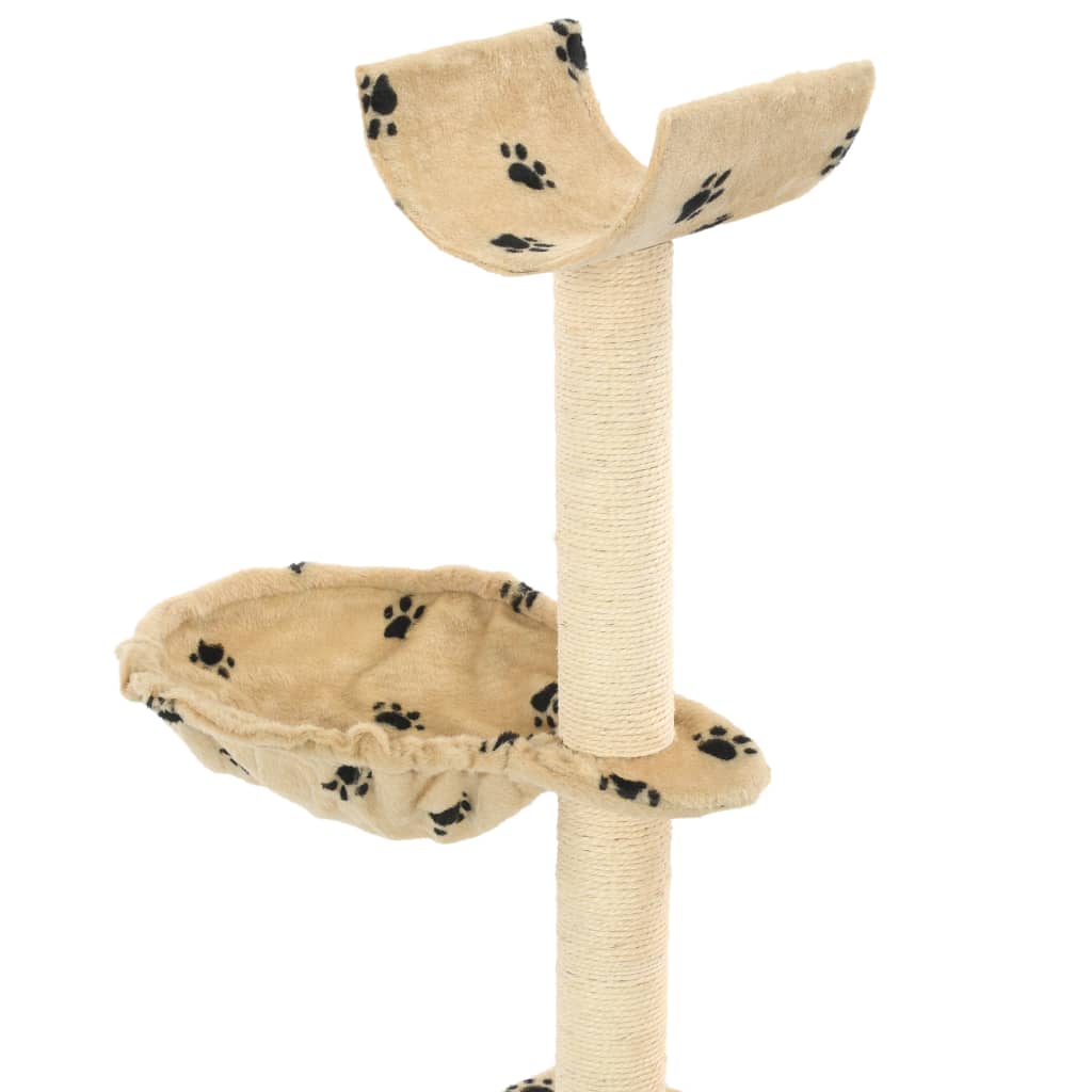 Katzen-Kratzbaum mit Sisal-Säulen 105 cm