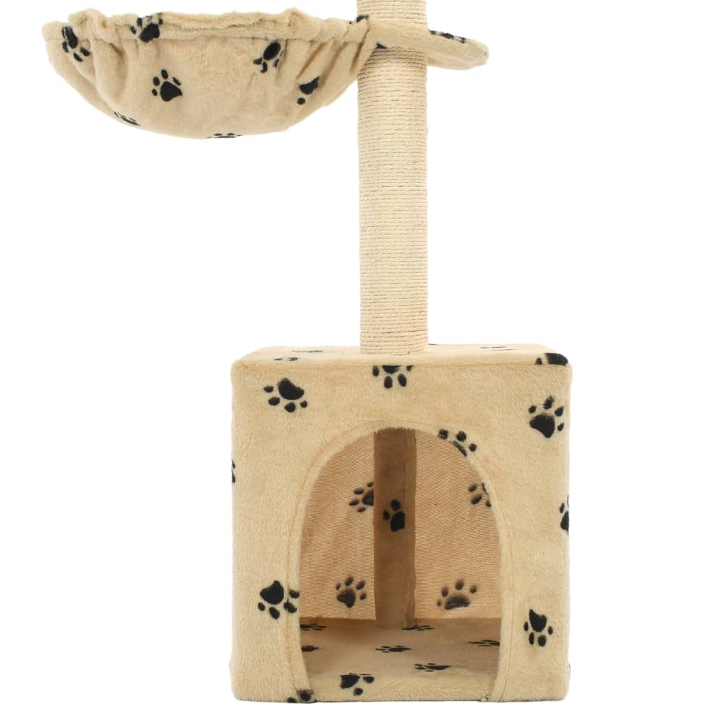 Katzen-Kratzbaum mit Sisal-Säulen 105 cm