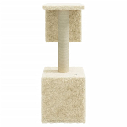 Kratzbaum mit Sisal-Kratzsäulen 60 cm