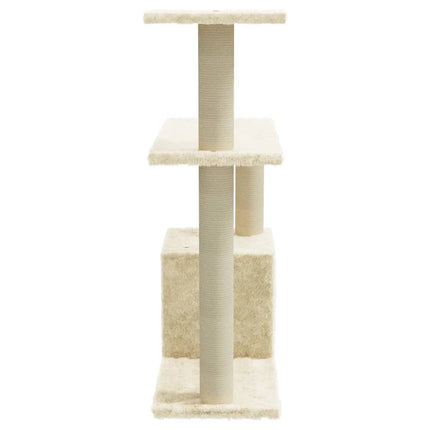 Kratzbaum mit Sisal-Kratzsäulen 70 cm