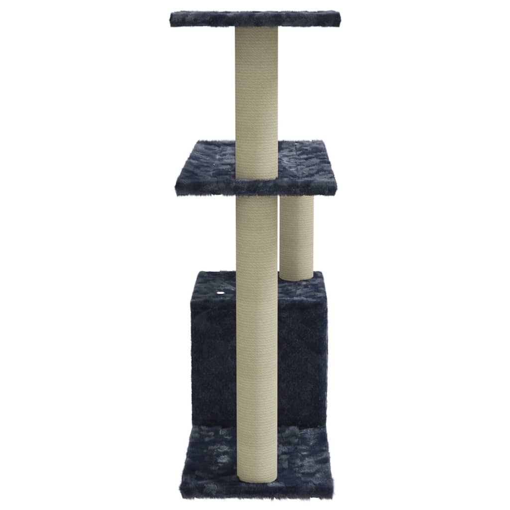 Kratzbaum mit Sisal-Kratzsäulen 70 cm