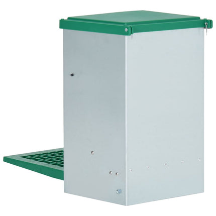 vidaXL Geflügel-Futterautomat Feedomatic mit Pedal 8 kg
