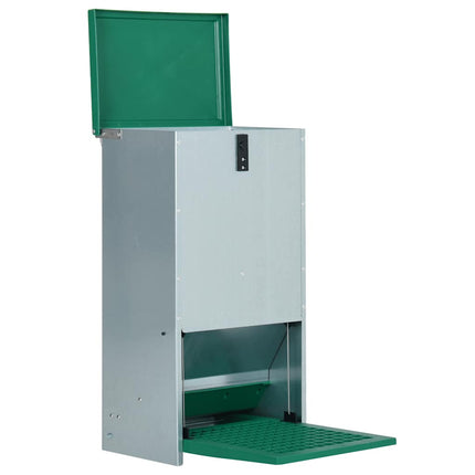 vidaXL Geflügel-Futterautomat Feedomatic mit Pedal 20 kg