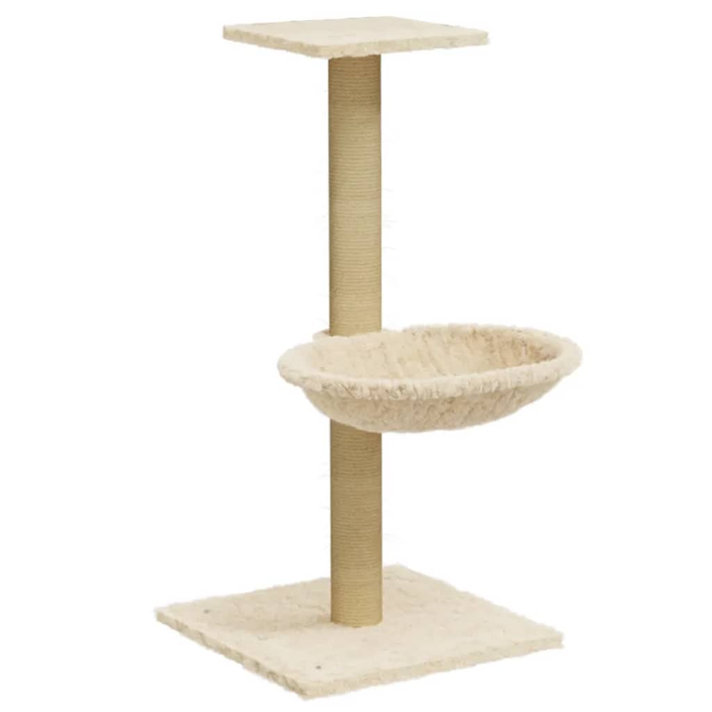 Kratzbaum mit Sisal-Kratzsäule 74 cm