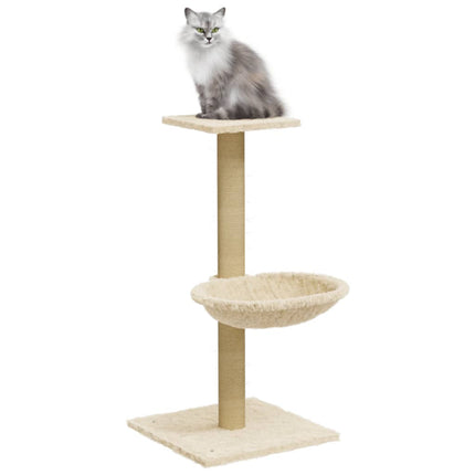 Kratzbaum mit Sisal-Kratzsäule 74 cm
